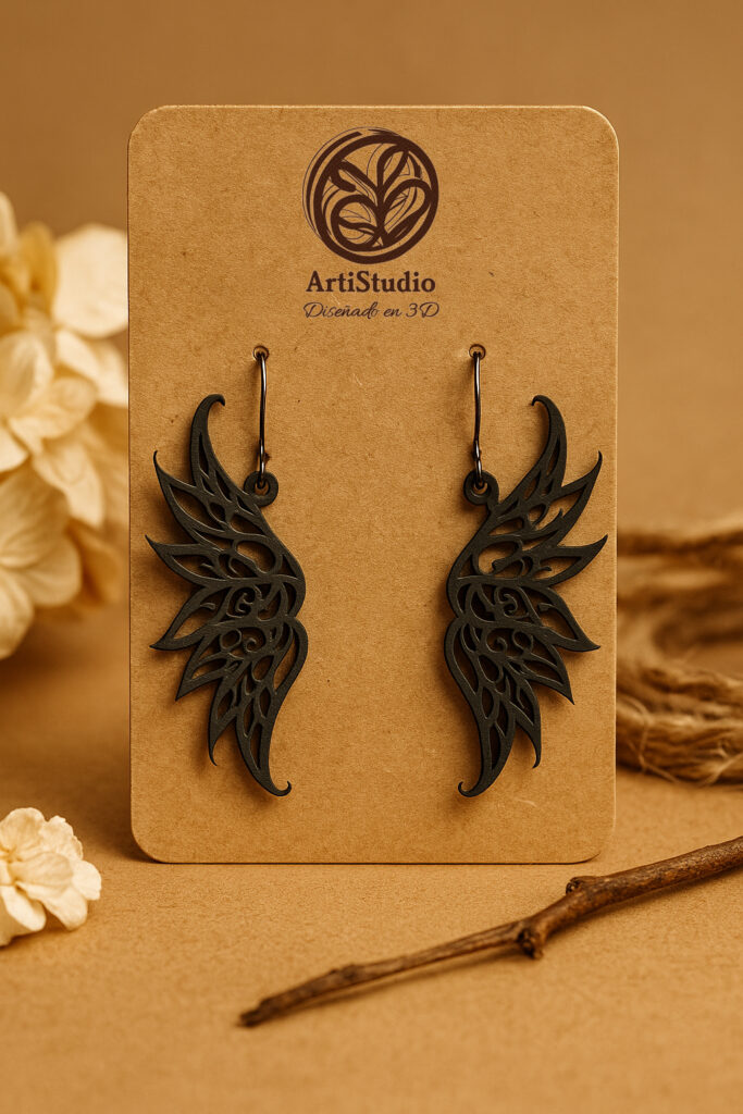 Pendientes orgánicos 3D ArtiStudio