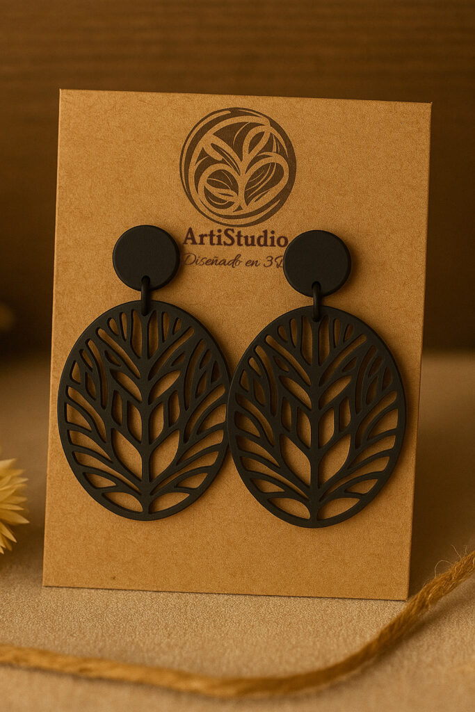 Pendientes orgánicos 3D ArtiStudio