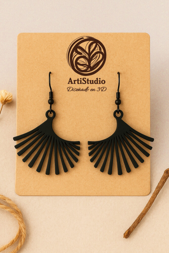 Pendientes orgánicos 3D ArtiStudio