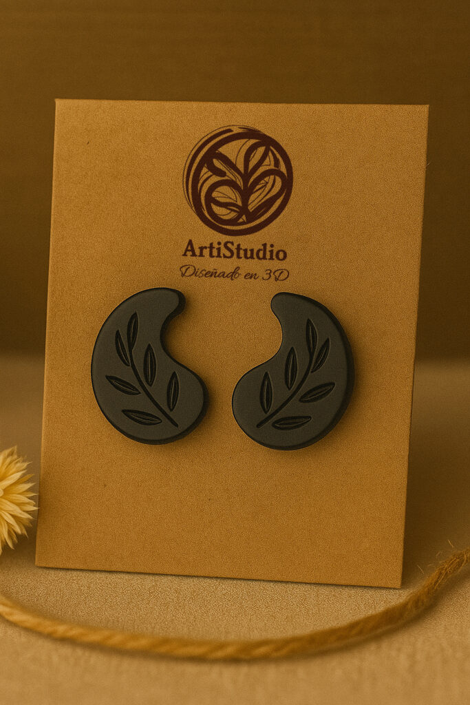 Pendientes orgánicos 3D ArtiStudio